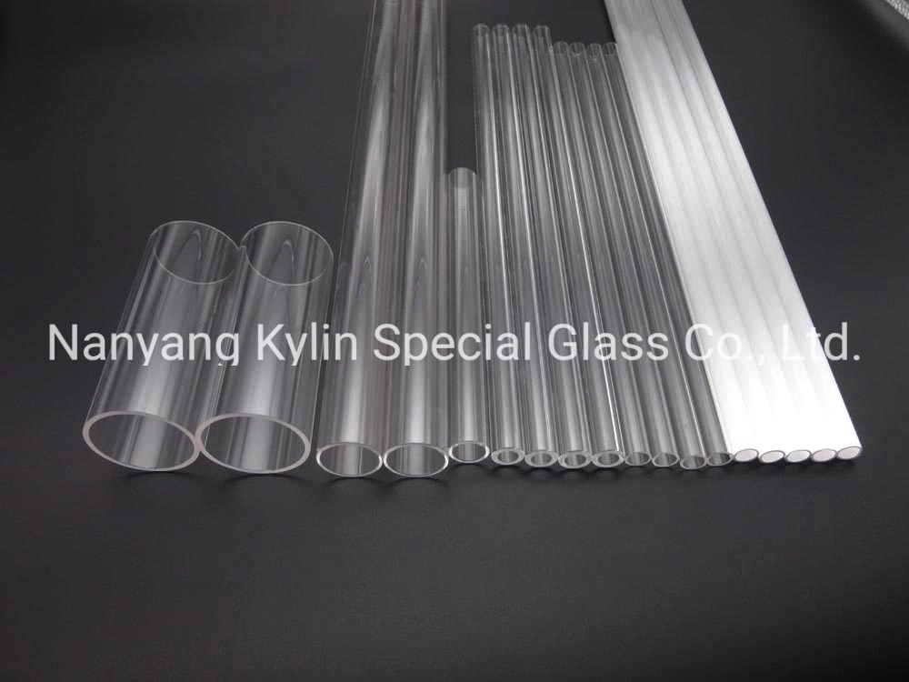 Large Diameter Fused Silica Quartz Glass Tube Milky White Opaque Quartz Tube