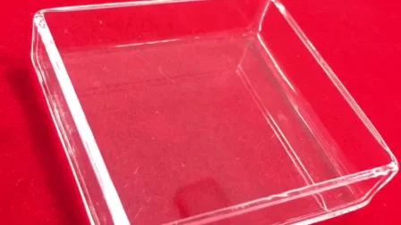 Placa de Petri de quartzo fundido quadrado transparente e personalizado